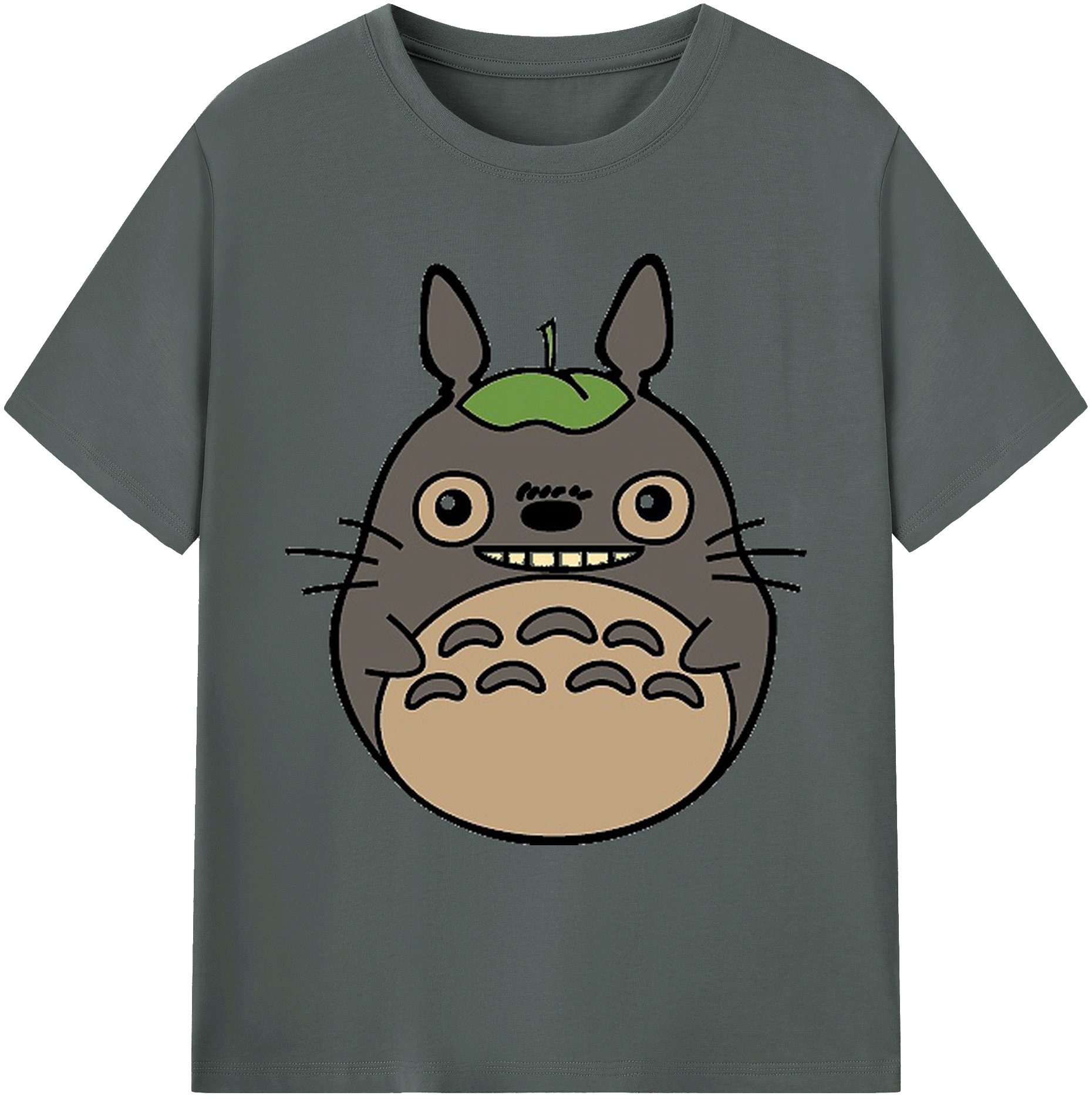 （画像用） となりのトトロ 草壁メイ 草壁サツキ My Neighbor Totoro Satsuki Kusakabe Mei Kusakabe 綿100％ メンズ半袖Tシャツ｜肌触りやわらか＆通気性